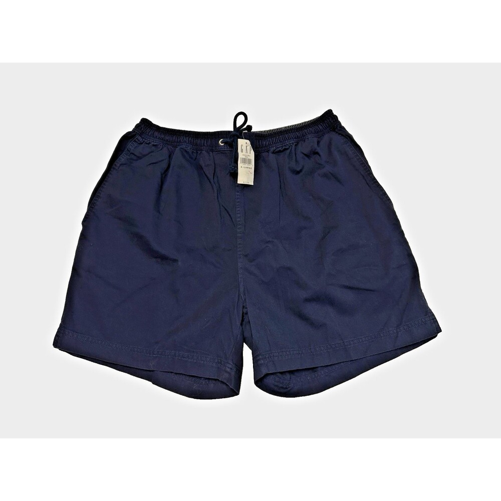 Vintage Gap Chino Shorts Men's XL  Blue Khaki 100% Cotton Flat Front Pockets NWT